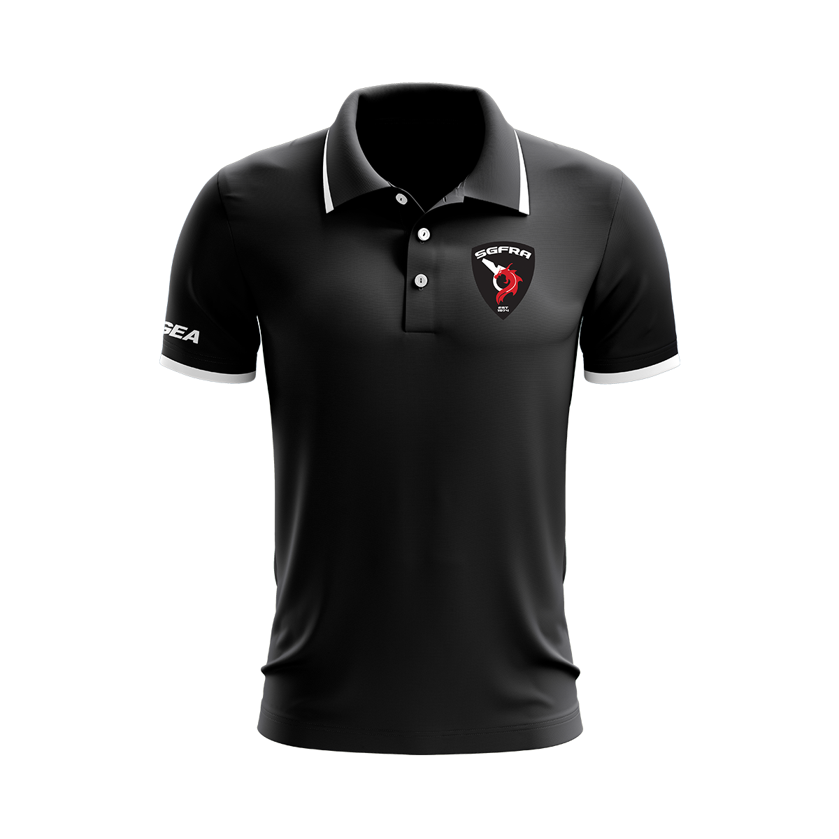 SGFRA Dacca Polo Black / White