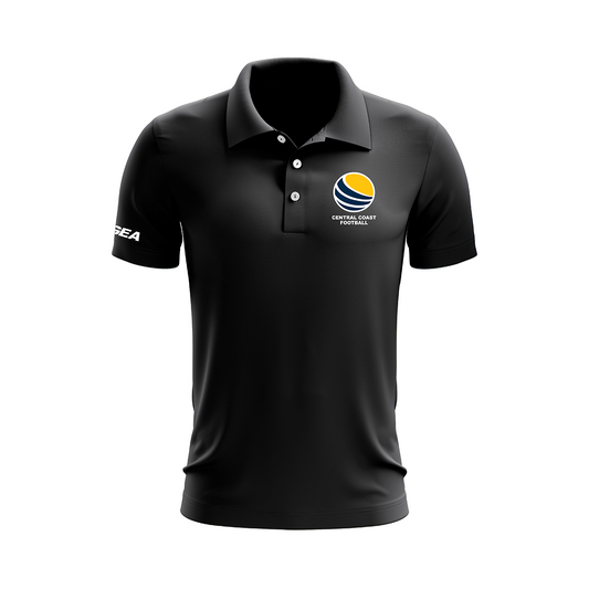 Central Coast Football Referees Ariete Polo Black / Black