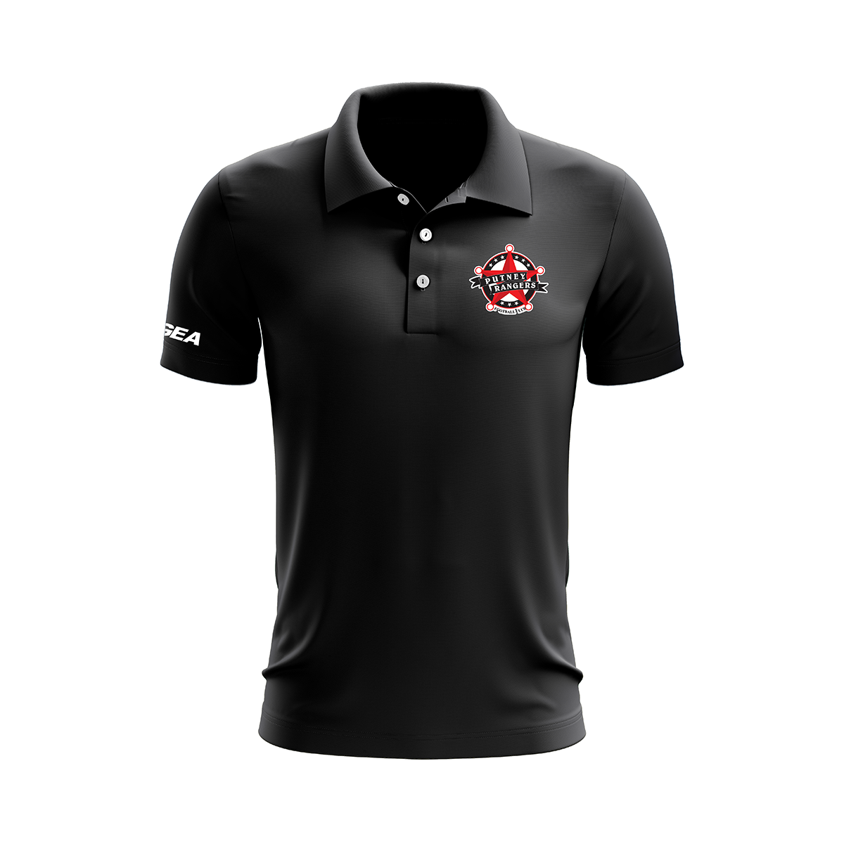 Putney Rangers FC Ariete Polo Black / Black