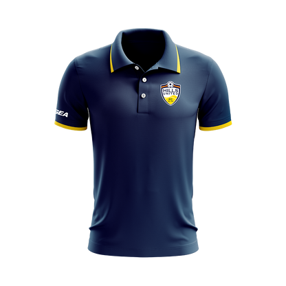 Hills United Womens Dacca Polo Navy / Yellow