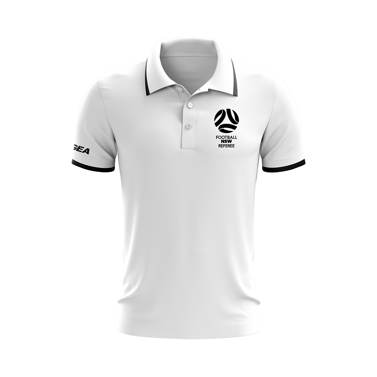 FNSW Referee Association Dacca Polo White / Black