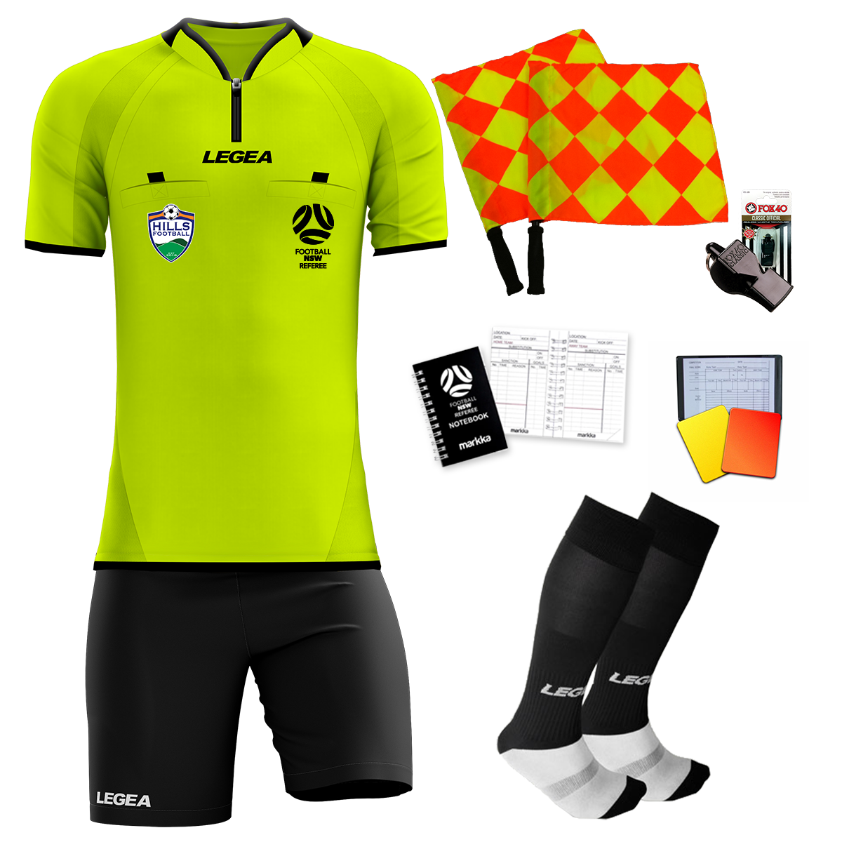 Hills Football Referees New Referee Package Yellow