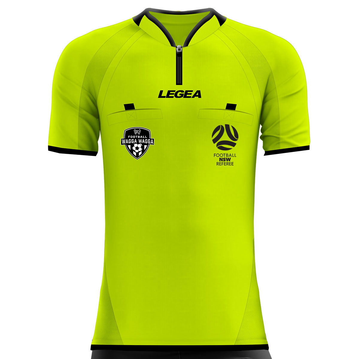 Football Wagga Referee Arbitro Drive Referee Jersey Yellow