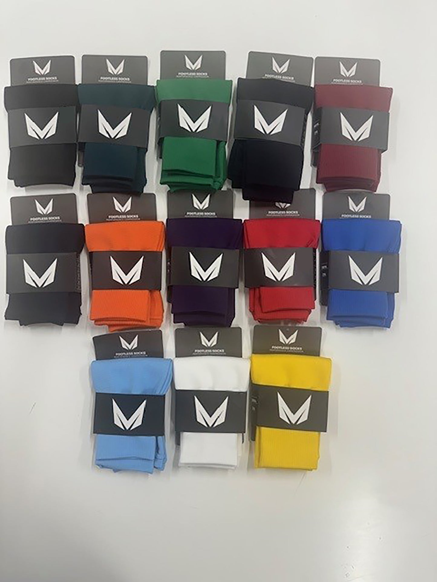 Markka Footless Socks Sky