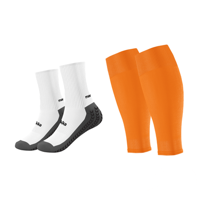 Markka M-Grip + Footless Sock Kit Orange / White
