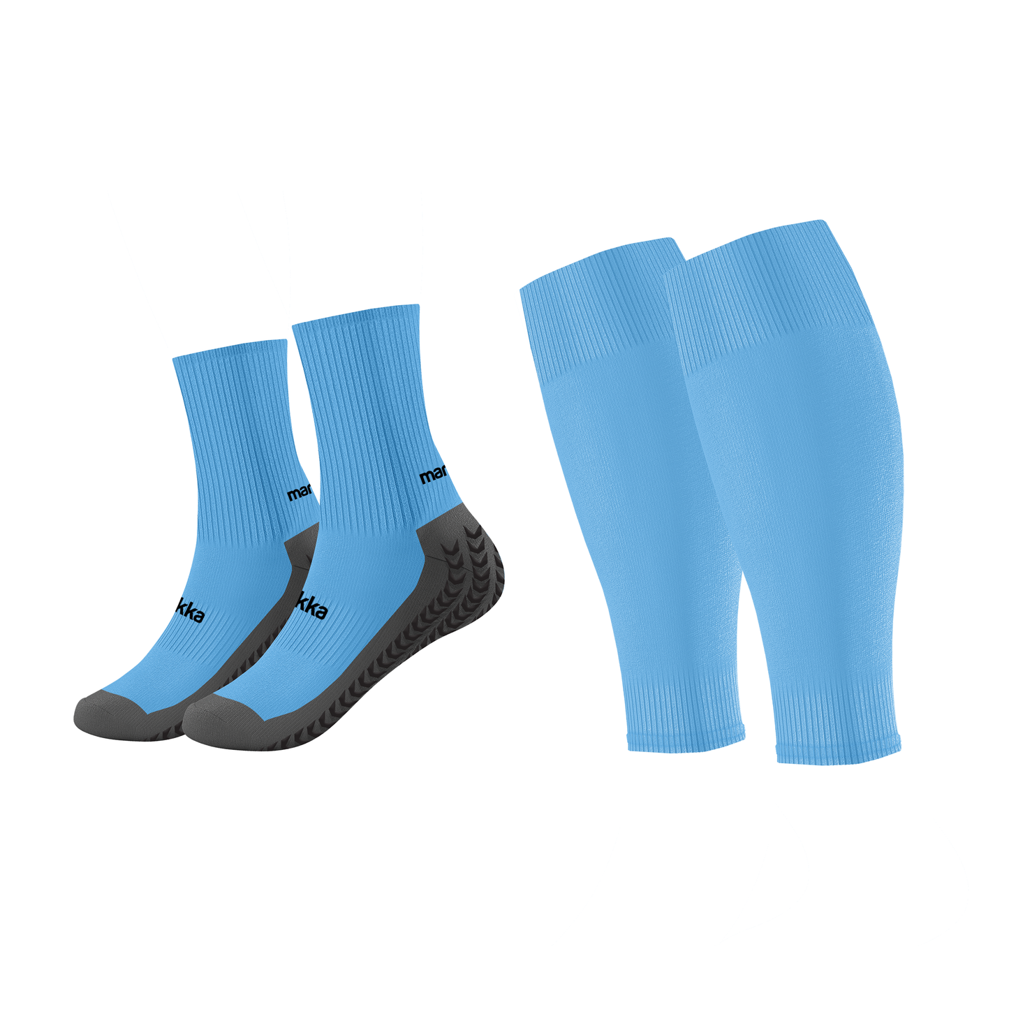 Markka M-Grip + Footless Sock Kit Sky