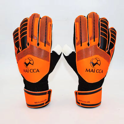 Maicca Digital Protection System Goalkeeper Gloves -  Fluro Orange and Black