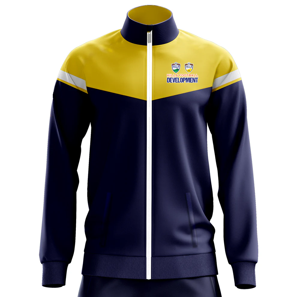 Hills Football Sender Track Jacket Navy / Yellow