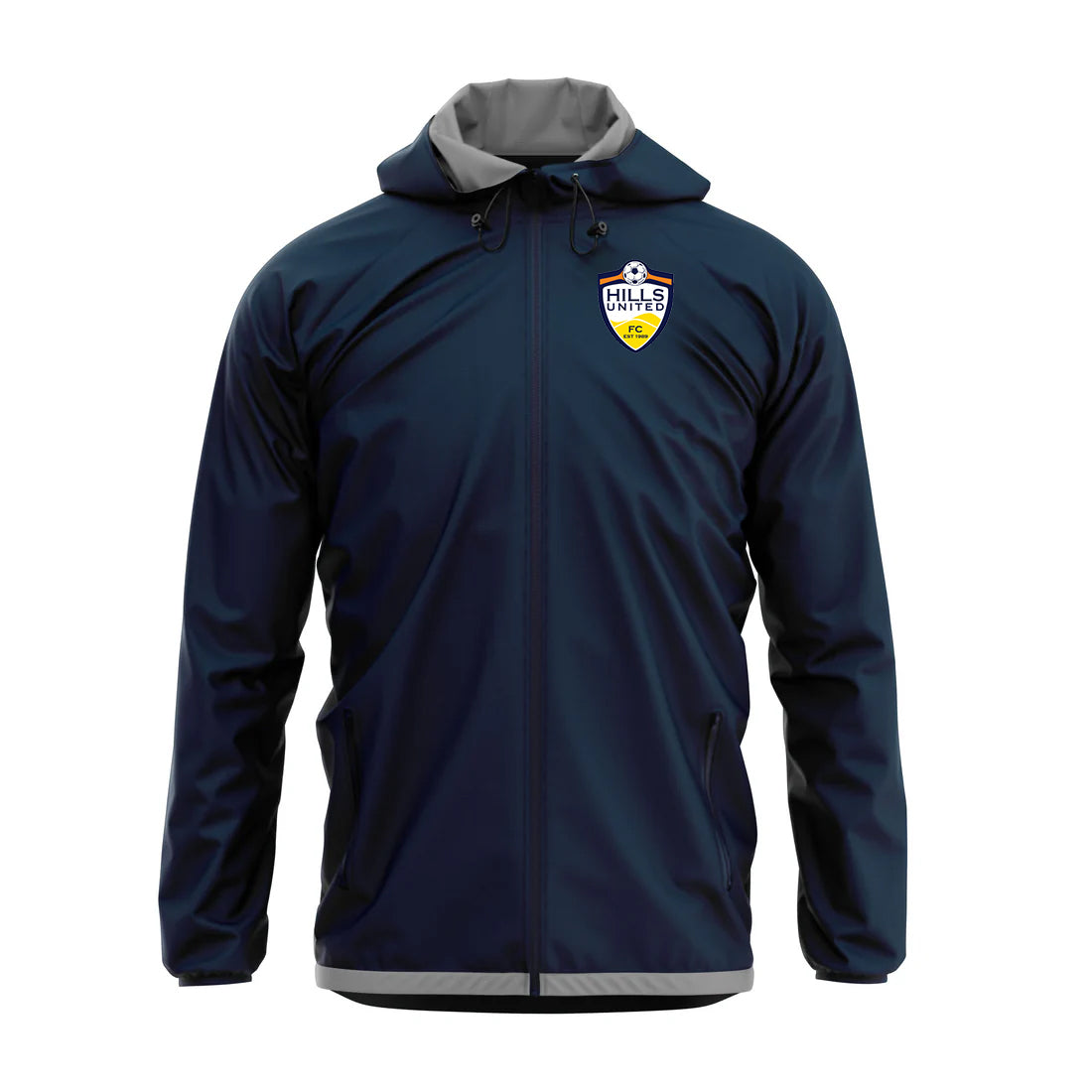 Hills United FC Tifone Rain Jacket Navy