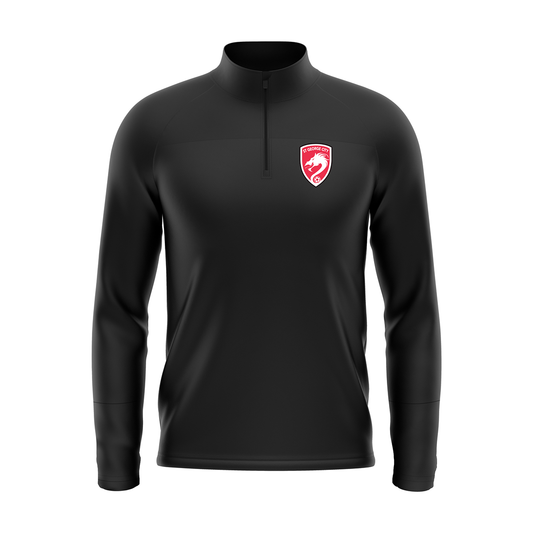 St George City FA Markka Kwart Training Stretch Knit Black / Black