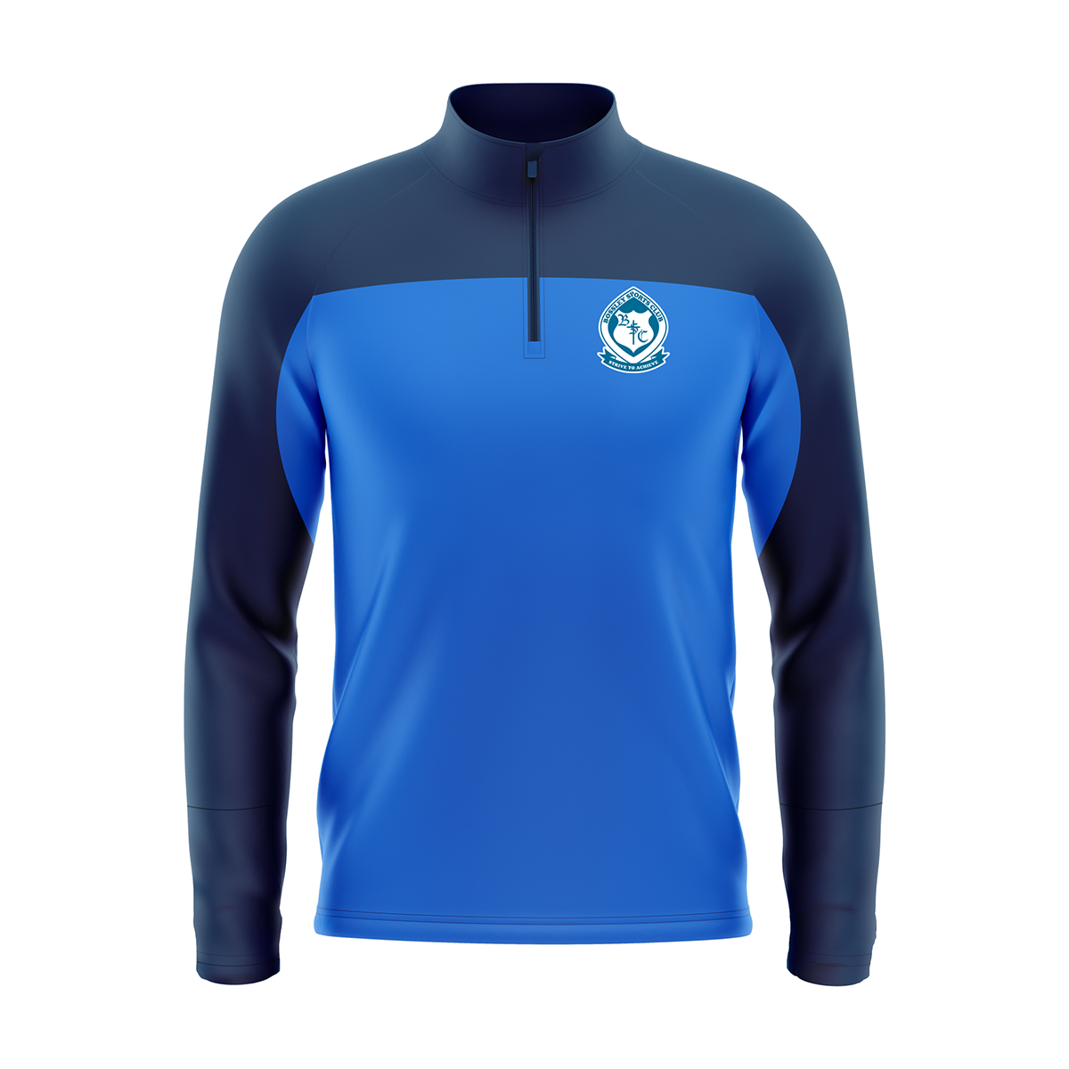 Bossley Sports Club Markka Kwart Training Stretch Knit Navy / Azure