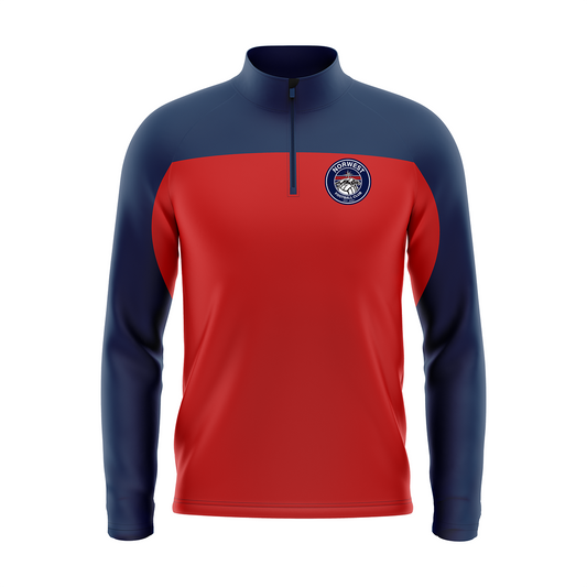 Norwest FC Markka Kwart Training Stretch Knit Navy / Red