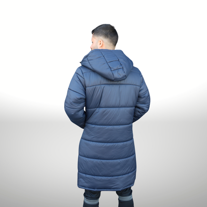 Markka  Everest Long Puffer Jacket Navy