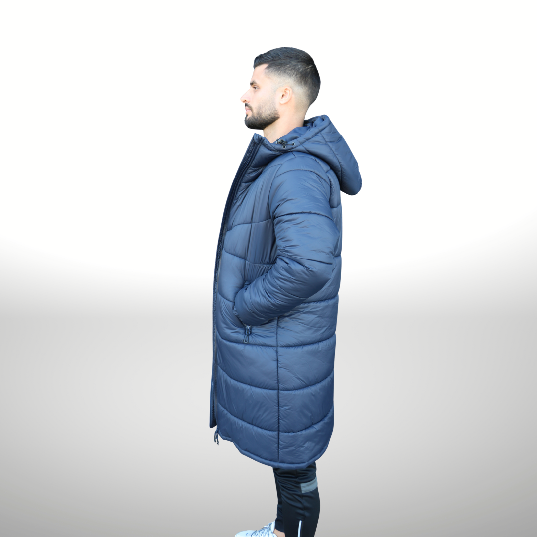 Markka  Everest Long Puffer Jacket Navy