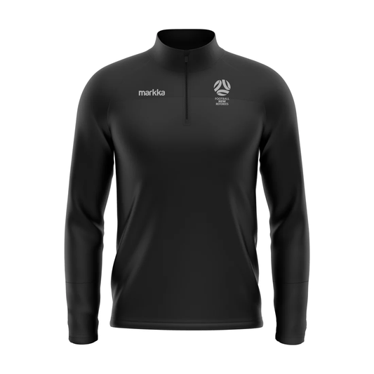 FNSW Referees Branch Midlayer Quarter Zip Black / Black