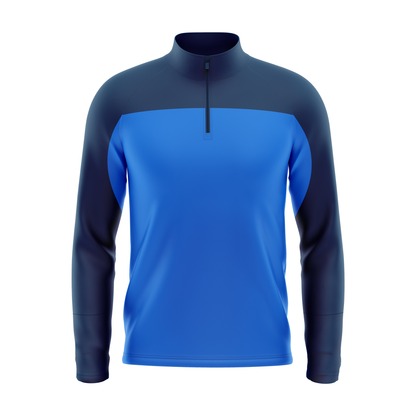 Markka CORE Performance Tech Knit Quarter Zip Navy / Azure