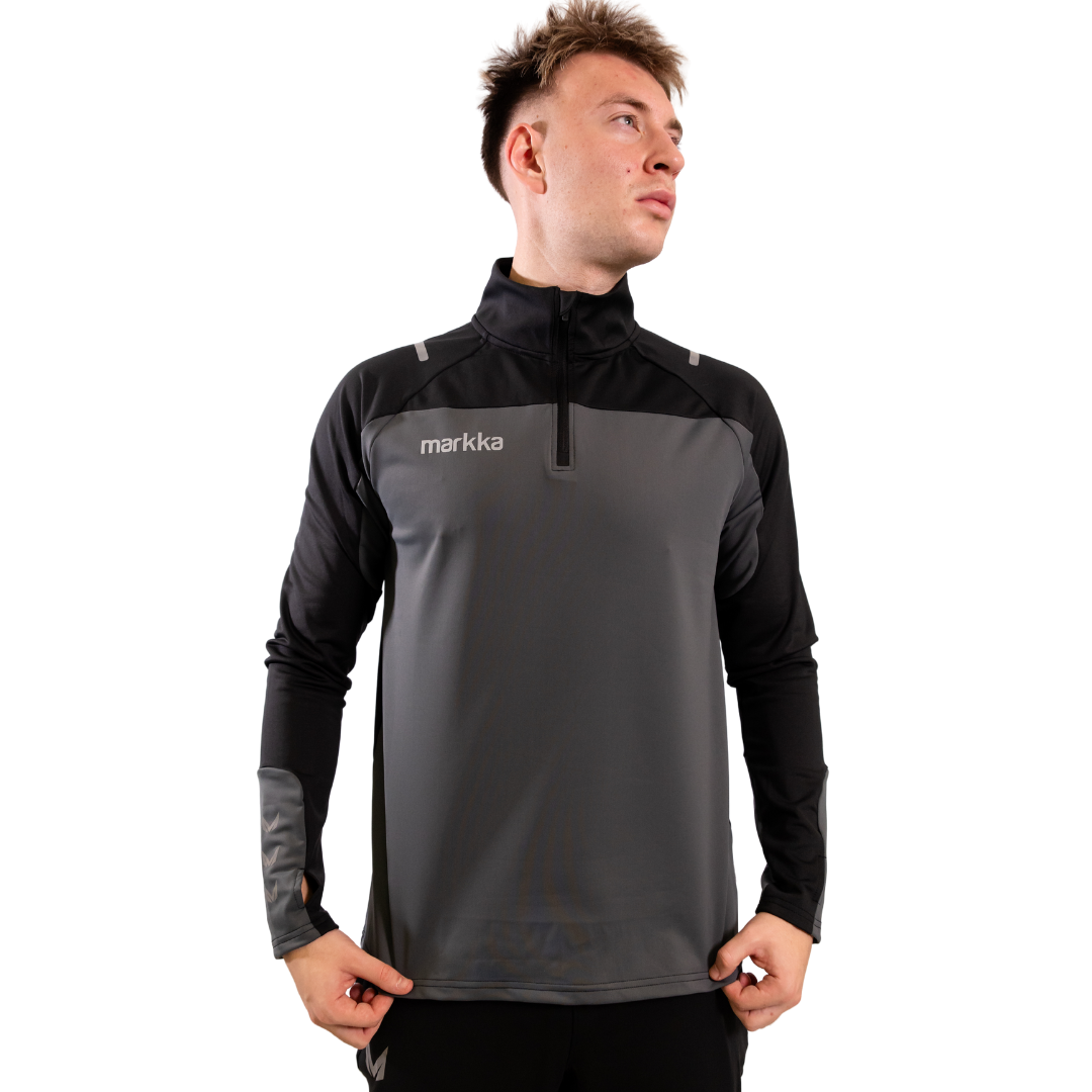 Markka Breeze Stretch Knit Mid-Layer Black / Grey