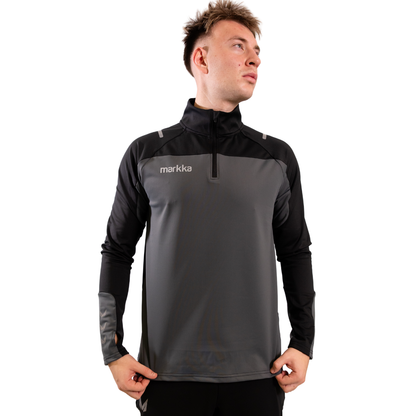 Markka Breeze Stretch Knit Mid-Layer Black / Grey