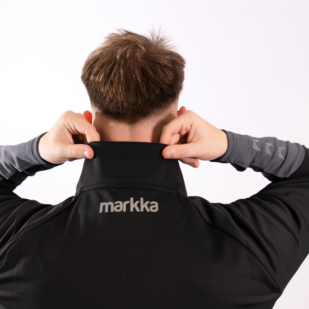 Markka Breeze Stretch Knit Mid-Layer Black / Grey