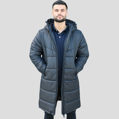 Markka Everest Long Puffer Jacket Black