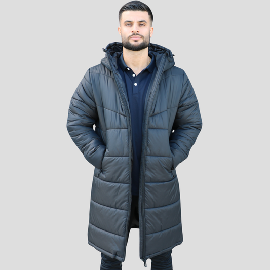 Markka Everest Long Puffer Jacket Black