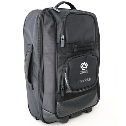 Football Australia Rota Wheeled Bag Black