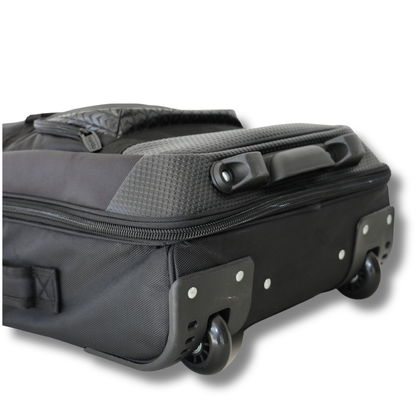 Football Australia Rota Wheeled Bag Black