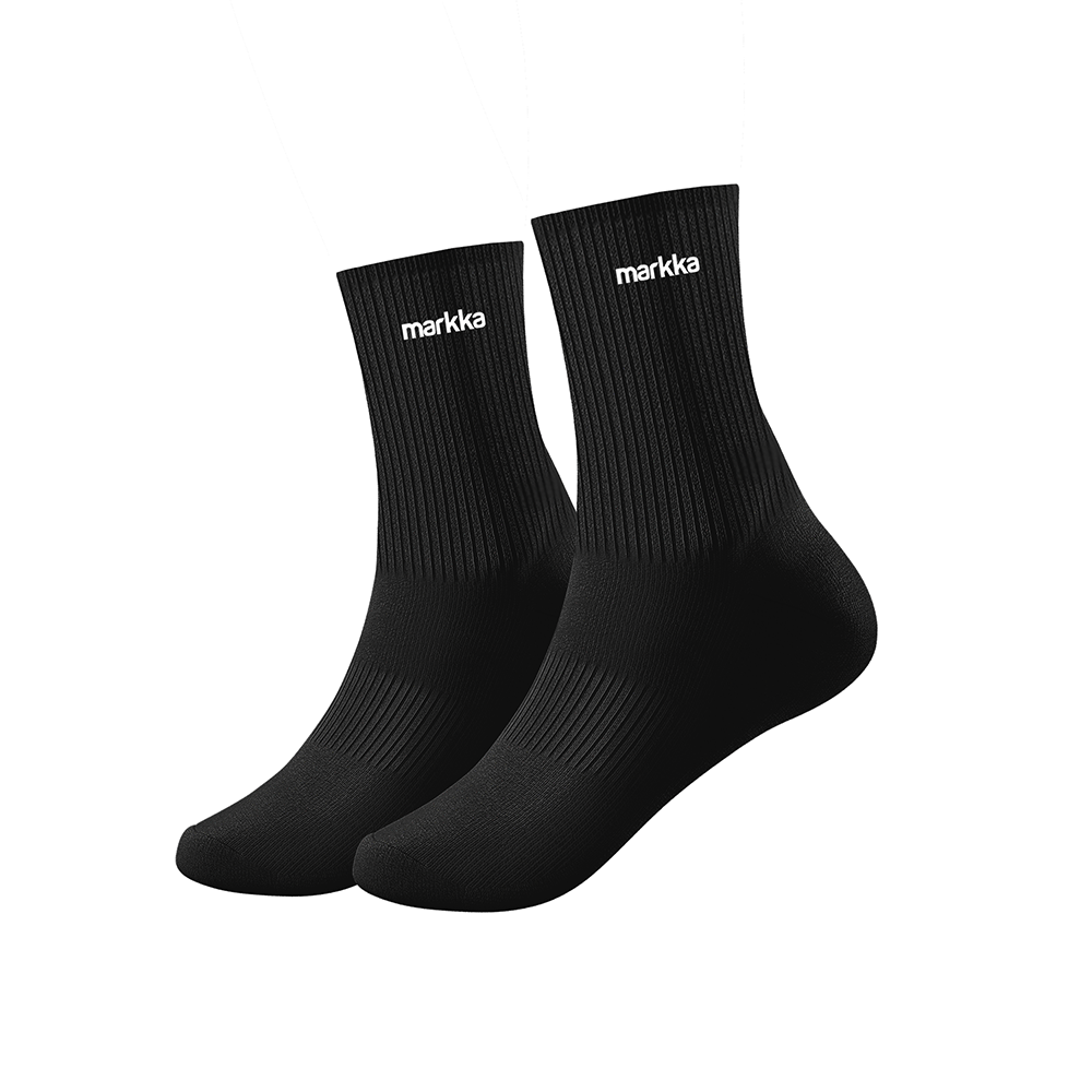 Markka Training Socks Crew (3 Pack) Black