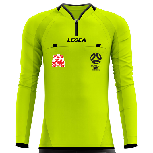 Nepean Referees Group Arbitro Drive Referee Jersey Long Sleeve Yellow
