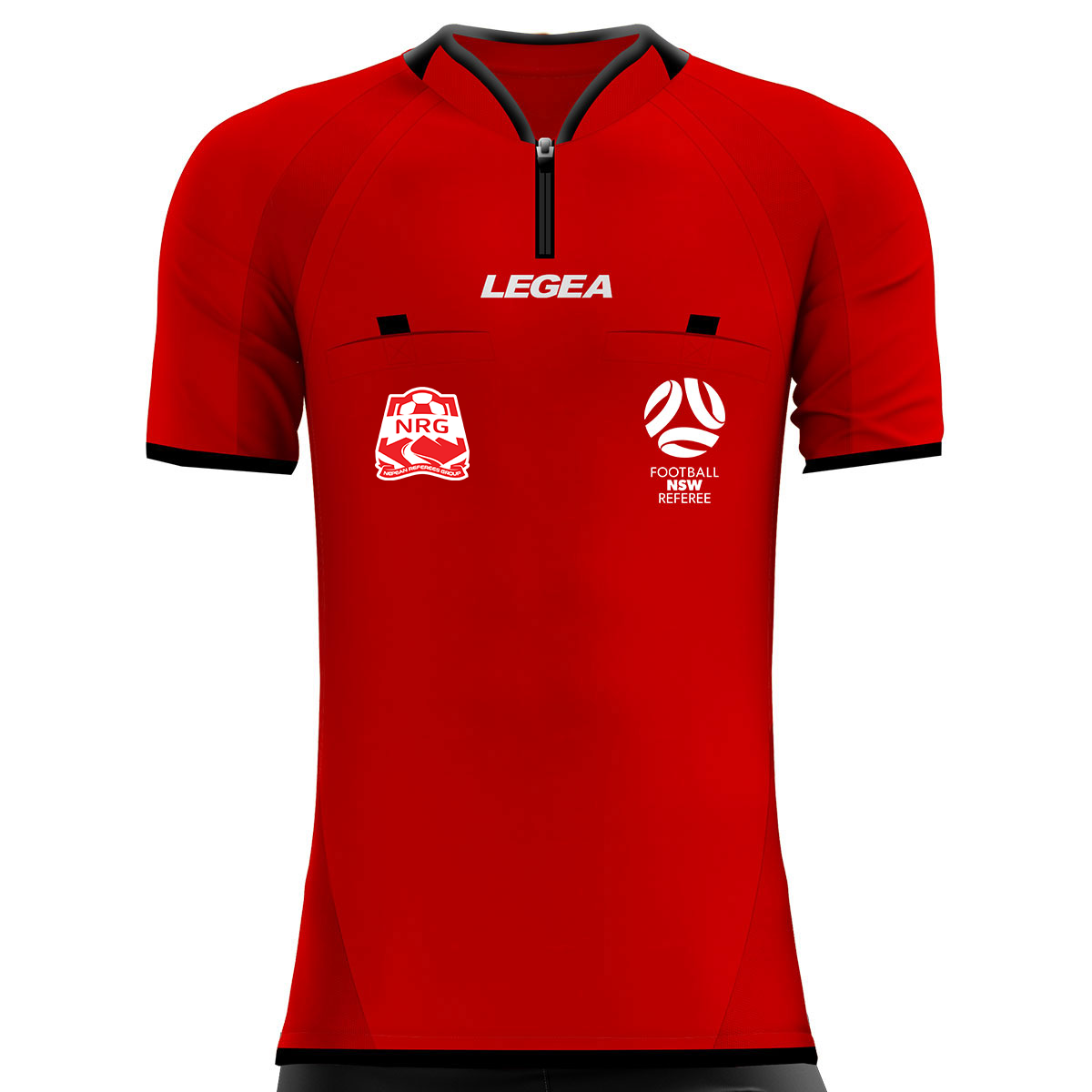 Nepean Referees Group Arbitro Drive Referee Jersey Red