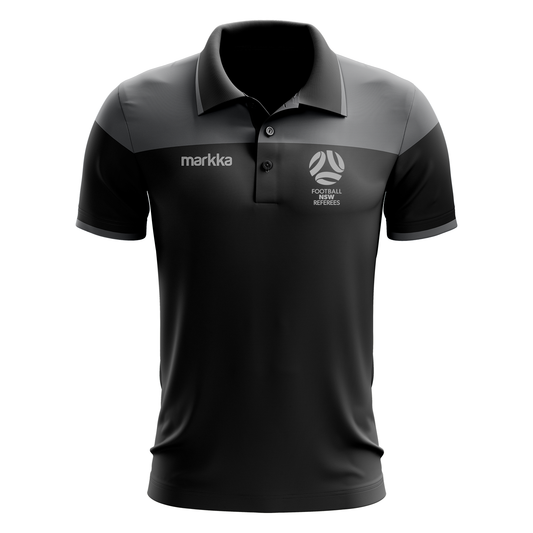 FNSW Referees Branch Rennie Polo Black