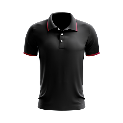 Legea Dacca Polo Black / Maroon