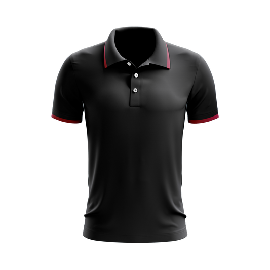 Legea Dacca Polo Black / Maroon