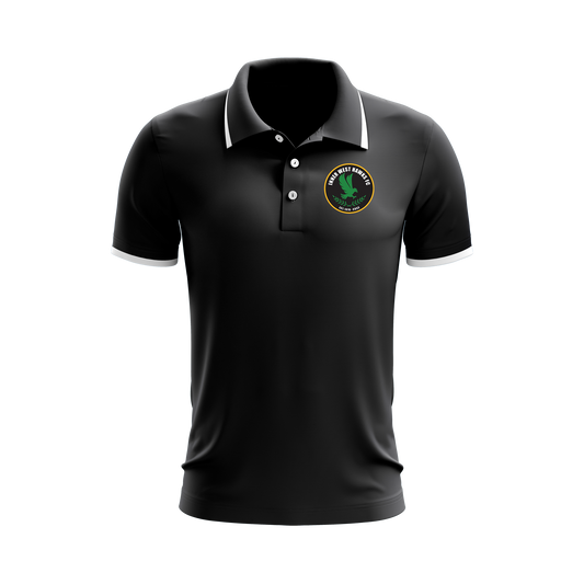 Inner West Hawks Dacca Polo Black / White