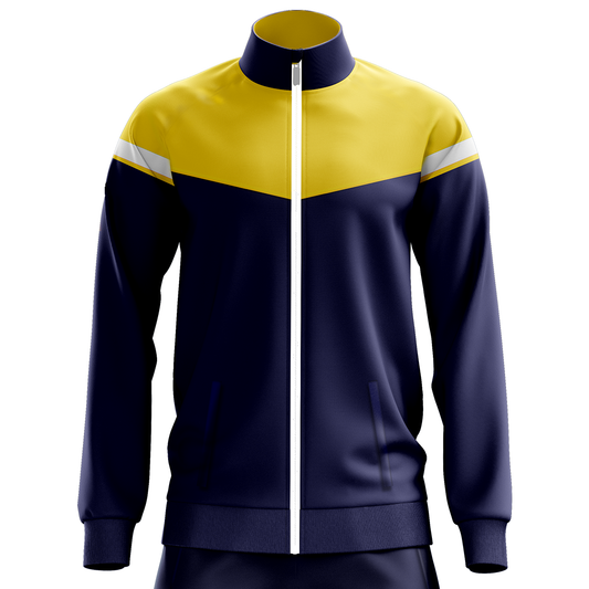 Sender Track Jacket Navy / Yellow