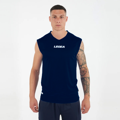 Legea Svevia Mesh Singlet Navy