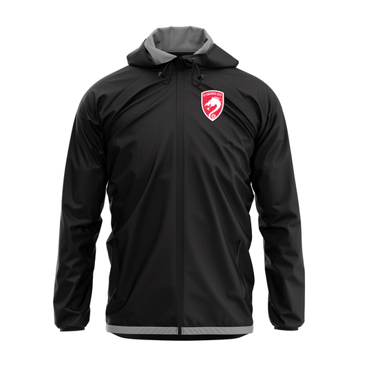 St George City FA Tifone Rain Jacket Black