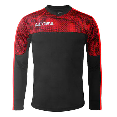 Legea Atene Long Sleeve Jersey Grey/Red