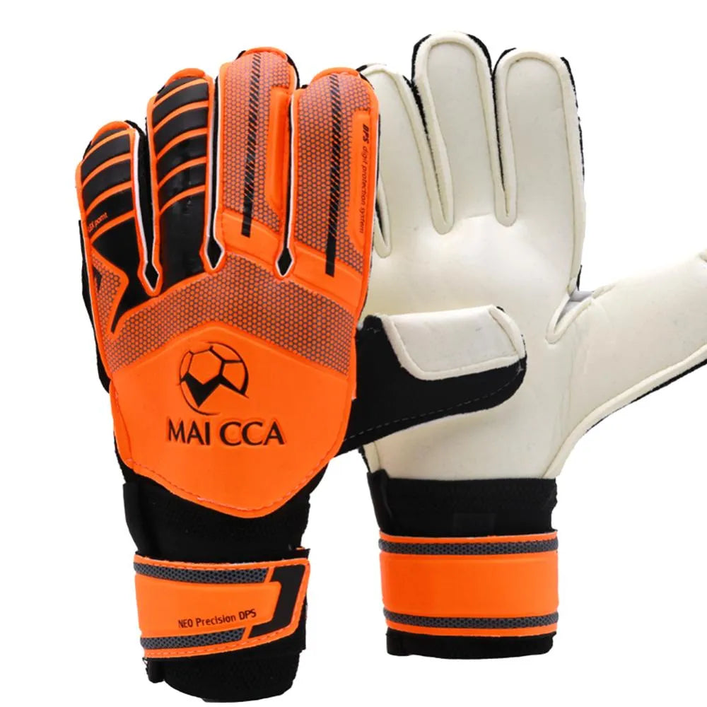 Maicca Digital Protection System Goalkeeper Gloves -  Fluro Orange and Black