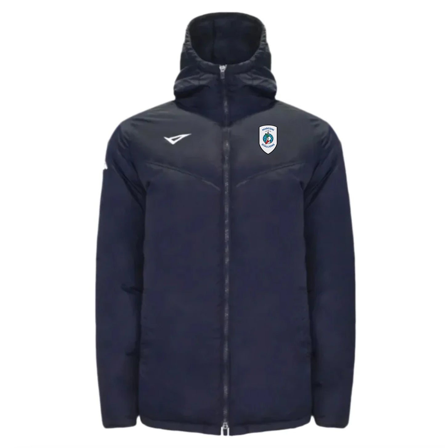 Marconi Stallions Bergen Puffer Jacket Navy