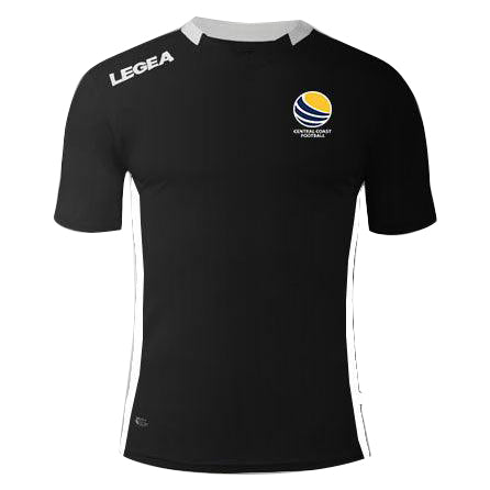 Central Coast Football Referees Monaco Jersey Black