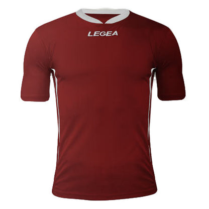 Legea Dusseldorf Short Sleeve Jersey Maroon Size 3XS