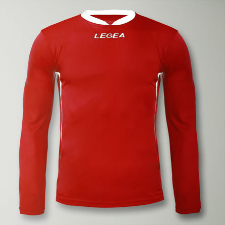 Legea Dusseldorf Long Sleeve Jersey Red Size XL