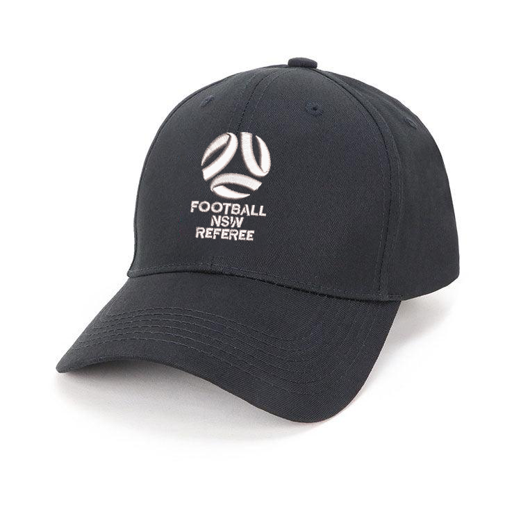 Referee Cap Central Coast Football Referees Cap Black – Hallmark Sports