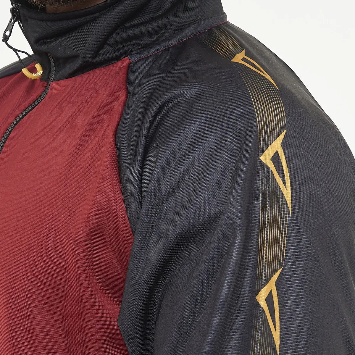 Legea Austin Track Jacket Black / Maroon