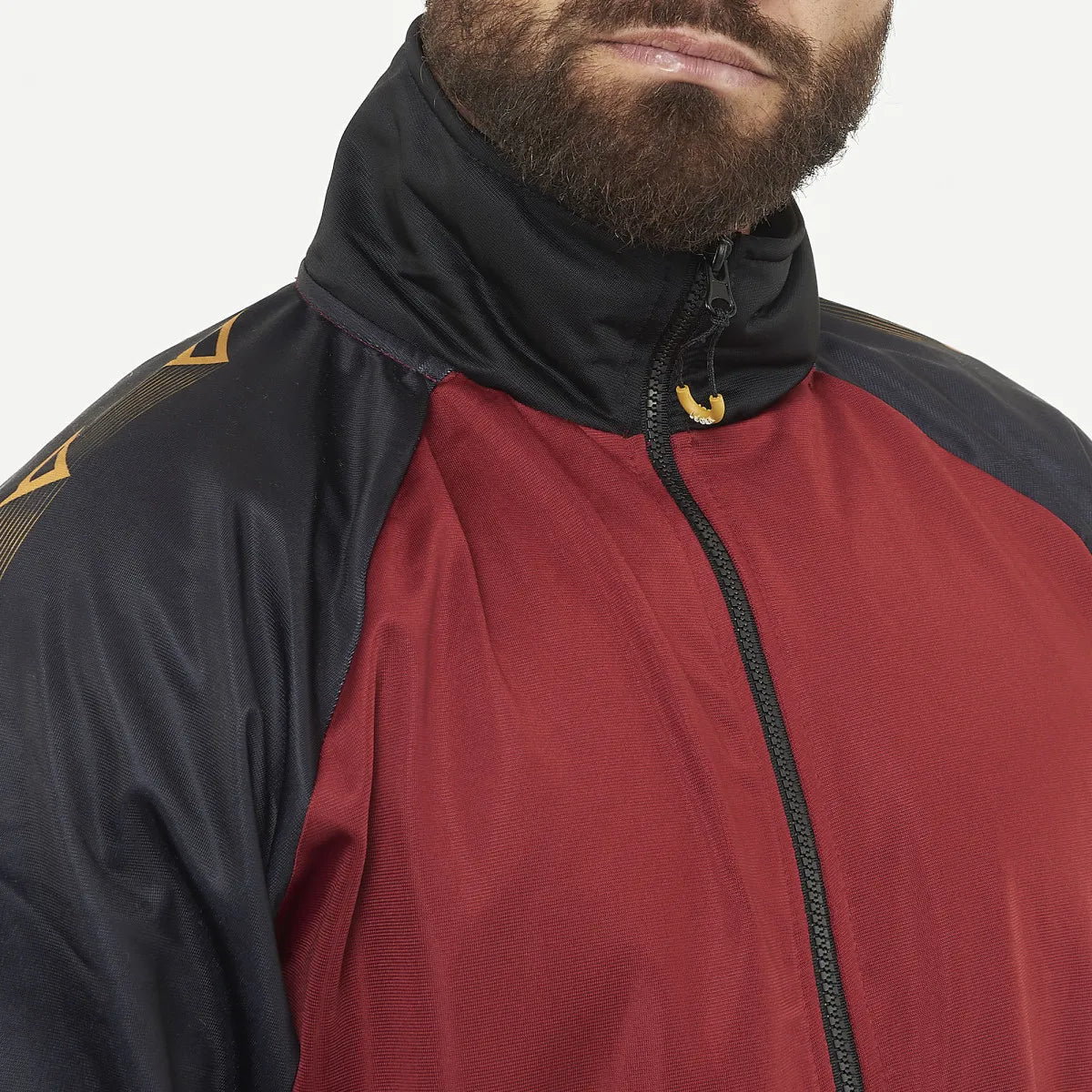 Legea Austin Track Jacket Black / Maroon