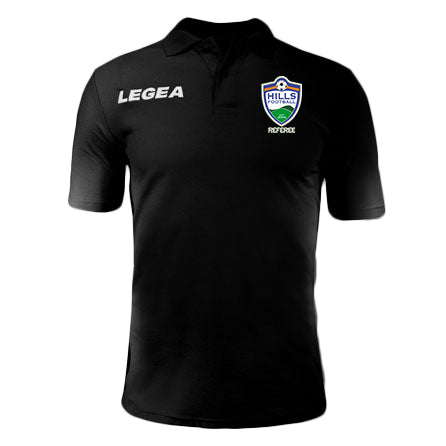 Hills Football Referees Sud Polo Black