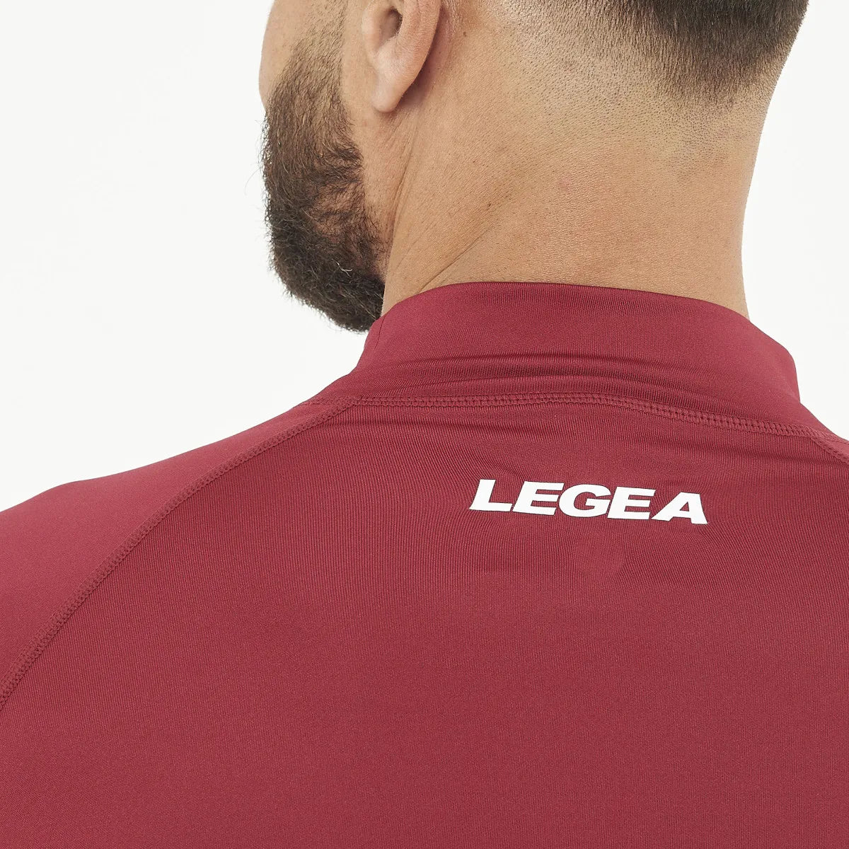 Legea Ironboy Long Sleeve Compression Top Maroon