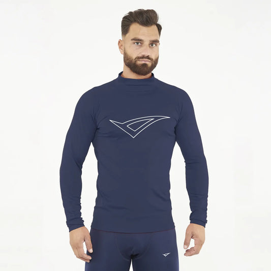 Legea Ironboy Long Sleeve Compression Top Navy