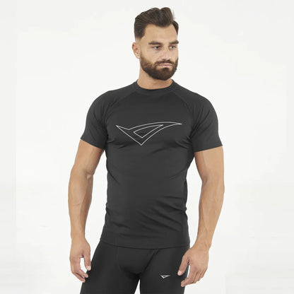 Legea Ironboy Short Sleeve Compression Top Black